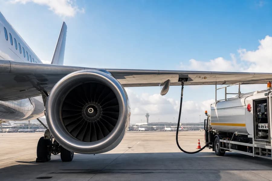 Aviation turbine fuel meeting DEF STAN 91-91 and ASTM D1655 specifications for commercial and military aviation.