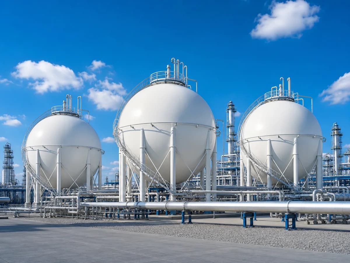Spherical storage tanks for LPG and LNG